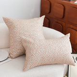 SOGA 2X 50cm Neutral Beige Speckled Pattern Contemporary Throw Pillow