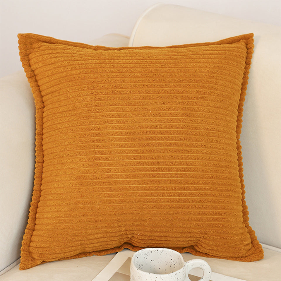 SOGA 50cm Throw Pillow Mustard Wabi Sabi Arches Indoor and Outdoor Kavka for Home Decor