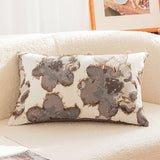 SOGA 2X 35cm Rectangular Vintage Decorative Embroidered Floral Throw Pillow