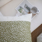 SOGA 50cm Modern Two-Tone Textured Block Design Throw Pillow