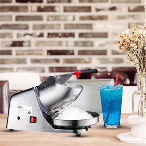 SOGA 2X Electric Ice Shaver Crusher Smoothie Maker 300W