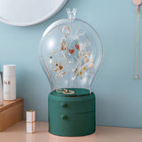 SOGA 2X Green 360 Degree 2 Layered Jewelry Storage Box Waterproof Dustproof Accessories Organiser