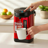 SOGA 2X 3.2L Red Stainless Steel Electric Kettle Water Boiler with 3 Dispensing Modes