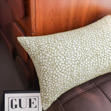 SOGA 35cm Modern Olive Green Speckled Pattern Textured Throw Pillow
