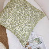 SOGA 2X 50cm Modern Olive Green Speckled Pattern Textured Throw Pillow