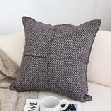 SOGA 2X 45cm Modern Herringbone Textured Woven Square Throw Pillow