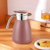 SOGA 2X 2.2L Stainless Steel Water Bottle Insulated Vacuum Flask Coffee Jug Thermal Pink