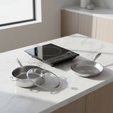 SOGA Kitchenware Bundle – Smart Induction Cooktop, 30cm Saucepan & 28cm Fry Pan