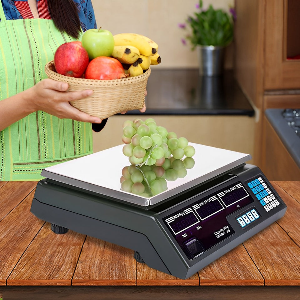 SOGA Digital Kitchen Scales Shop Electronic Weight Scale Food 40kg/5g