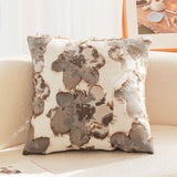 SOGA 2X 50cm Square Vintage Decorative Embroidered Floral Throw Pillow