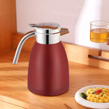 SOGA 2X 1.2L Stainless Steel Water Bottle Insulated Vacuum Flask Coffee Jug Thermal Red