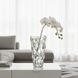 SOGA 29cm Glass Clear Vase Crystal VASE Thick Modern Home Decor