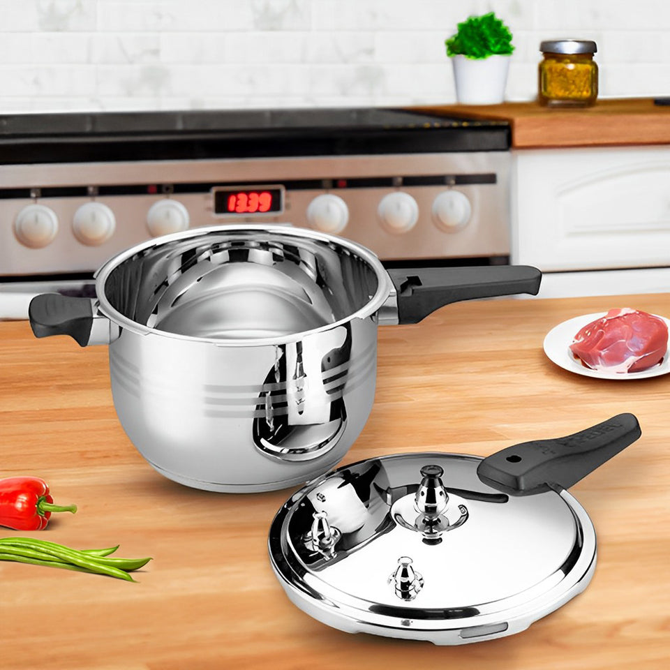 2X 10L Commercial Grade Stainless Steel Pressure Cooker