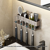 SOGA 2X 27cm Wall-Mounted Bathroom Storage Organiser Space Saving Adhesive Shelf Rack