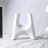 SOGA 2X 31x32cm Ornament Modern Minimalist Bottle Holder Stylish Cylindrical Stand and Plant Pots for Home Décor