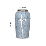 SOGA 35x17cm Grey Large Ceramic Flower Vase Elegant Living Room Home Decor