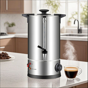 SOGA 2X Electric Water Boiler – 15L Stainless Steel Hot Water Urn