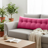 SOGA 180cm Red Triangular Wedge Bed Pillow Headboard Backrest Bedside Tatami Cushion Home Decor