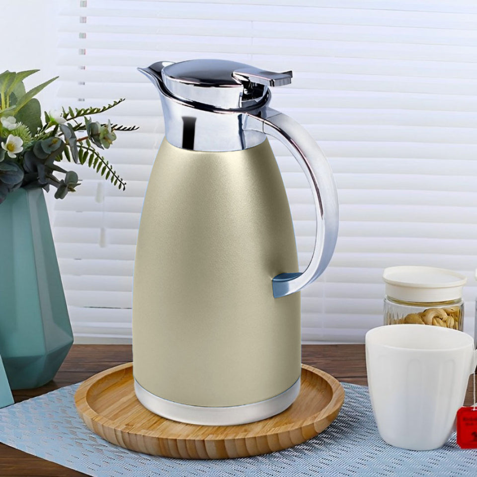 Soga 2.3L Gold Color 3-Layer Vacuum Insulated Water Bottle