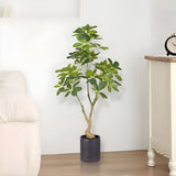 SOGA 2X 80cm Artificial Schefflera Tree – Realistic Indoor Greenery
