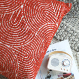 SOGA 2X 35cm Throw Pillow Burgundy Cinnabar Perfect Burnt Indoor and Outdoor Corded for Home Decor