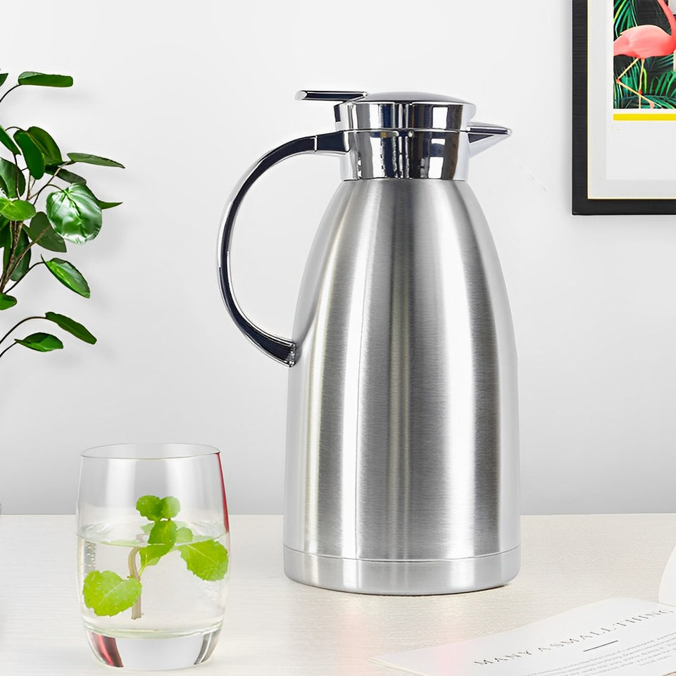 SOGA 1.8L Stainless Steel Insulated Water Bottle Vacuum Flask Coffee Jug Thermal