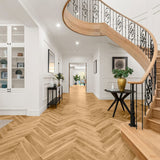 Timbo Solid Oak Herringbone Parquet Timber Flooring Premium Quality Floorboards -BOX