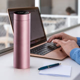 SOGA 2X 500ML Stainless Steel Smart LCD Thermometer Display Bottle Vacuum Flask Thermos Rose Gold