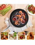 SOGA Stainless Steel Non-Stick Induction Fry Pan 36cm