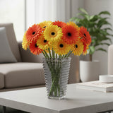SOGA 22cm Modern Gray Ceramic Glass Vase Home Decor