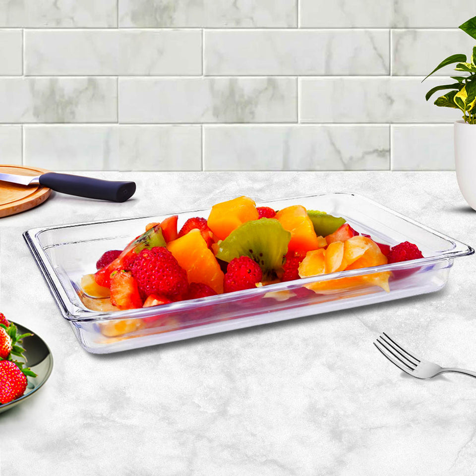 SOGA 4X 65mm Clear Gastronorm GN Pan 1/1 Food Storage