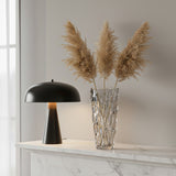 SOGA 30cm Glass Grey Vase Crystal VASE Thick Modern, Home Decor