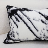 SOGA 2X 35cm Throw Pillow  Black and White Leopard Thick Premium Polyester Fiber for Home Decor