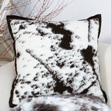 SOGA 2X 50cm Throw Pillow  Black and White Leopard Thick Premium Polyester Fiber for Home Decor