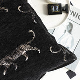 SOGA 2X 50cm Black Throw Pillow Elegant Decorative Cushion Living Room Modern Home Decor