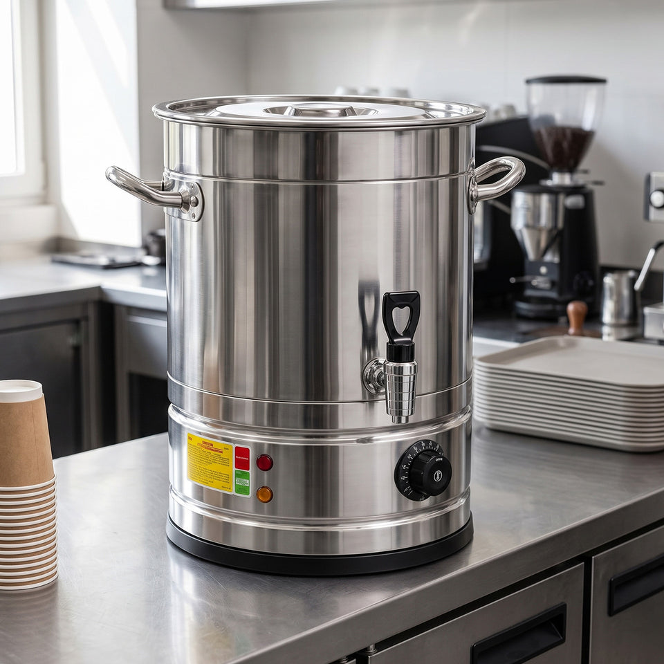 SOGA 2 Pack 21L 2200W Stainless Steel Commercial Hot Water Urns