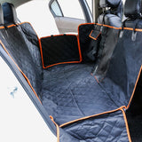 SOGA 2X Oxford Cloth Waterproof Dog Car Cover Back Seat Protector Hammock Pet Mat Black