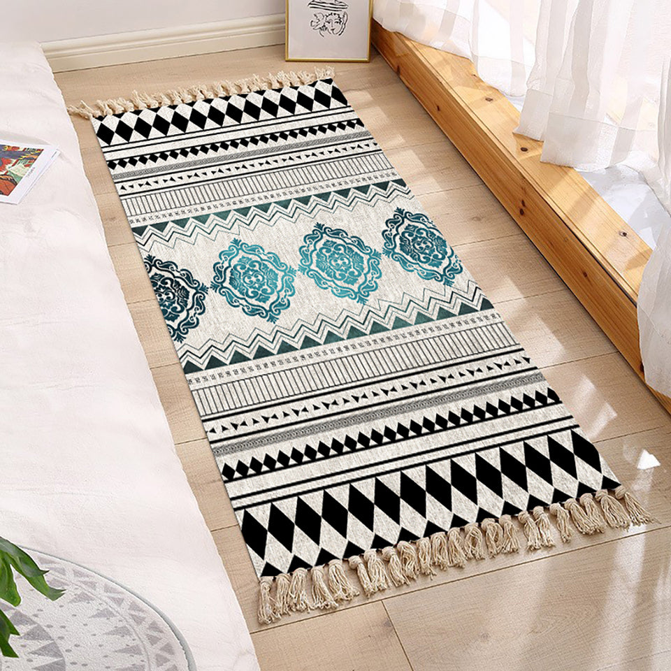 SOGA 2X 90cm Boho Bathroom Rug Vintage Kitchen Area Runner Rugs Home Decor