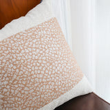 SOGA 2X 50cm Modern Beige Color Block Textured Decorative Throw Pillow