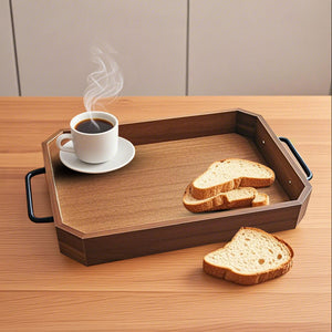 SOGA 39.1x25.4x5cm Paulownia Wood Serving Tray