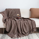 SOGA 2X Chocolate Brown Throw Blanket 130x170cm Soft Polyester