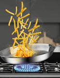 SOGA Stainless Steel Induction Fry Pan Set 22cm & 36cm