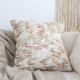 SOGA 50cm Vintage Distressed Textured Woven Square Throw Pillow