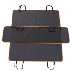 SOGA 2X 600D Oxford Cloth Waterproof Dog Car Cover Back Seat Protector Hammock Pet Mat Black