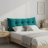 SOGA 120cm Blue Green Triangular Wedge Bed Pillow Headboard Backrest Bedside Tatami Cushion Home Decor