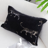 SOGA 2X 35cm Black Throw Pillow Elegant Decorative Cushion Living Room Modern Home Decor