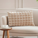 SOGA 2X 35cm Rectangular Modern Decorative Embroidered Geometric Throw Pillow