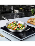 SOGA Stainless Steel Induction Fry Pan 36cm