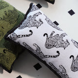 SOGA 2X 30cm Throw Pillow White Leopard Light Luxury Lumbar Decorative Cushion for Living Room