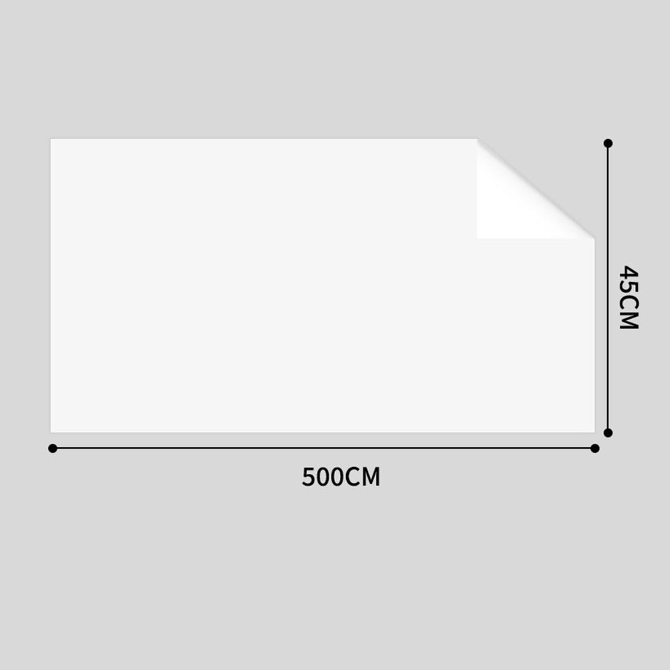 SOGA 45cm x 500cm Clear Dry Erase Whiteboard Wall Sticker